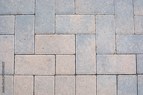 Wallpaper Mural grey and tan stone brick walkway texture background Torontodigital.ca