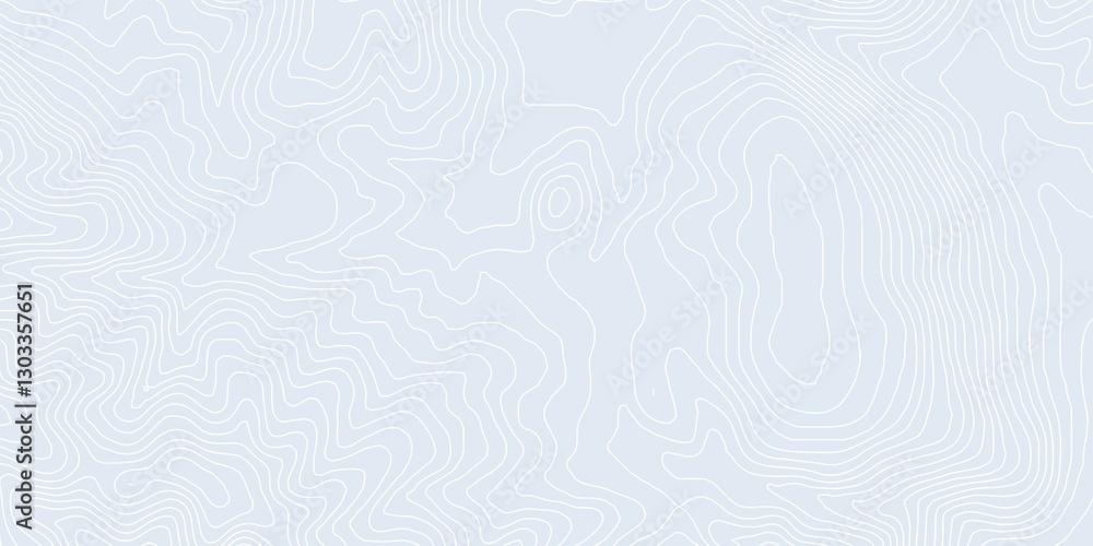 Curvas de nivel sobre fondo claro. Mapa topográfico
