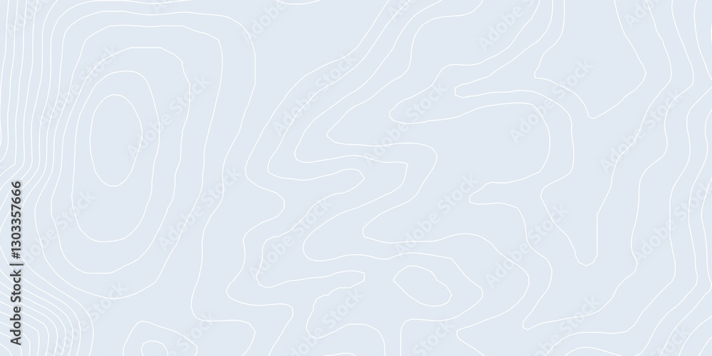 Curvas de nivel sobre fondo claro. Mapa topográfico