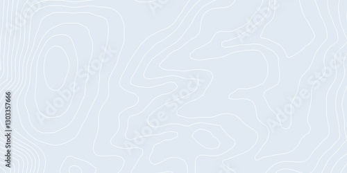 Obraz na płótnie Curvas de nivel sobre fondo claro. Mapa topográfico w salonie