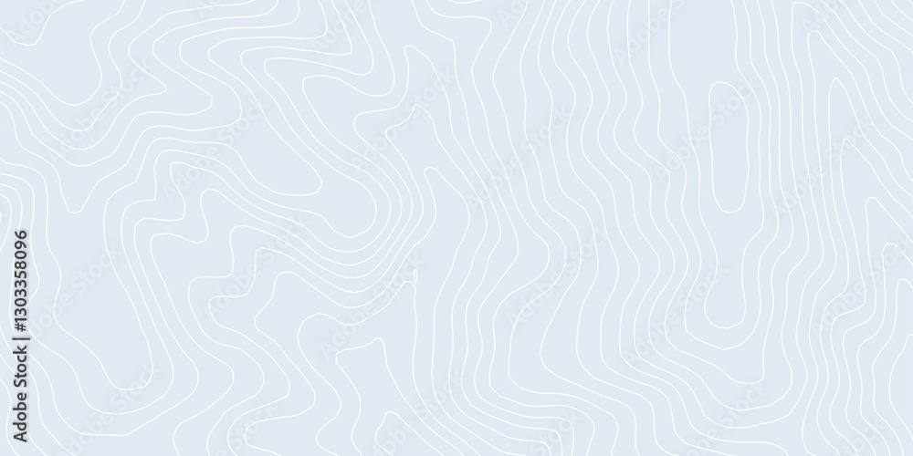 Curvas de nivel sobre fondo claro. Mapa topográfico