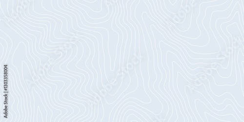 Obraz na płótnie Curvas de nivel sobre fondo claro. Mapa topográfico w salonie