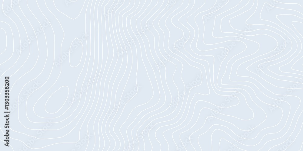 Curvas de nivel sobre fondo claro. Mapa topográfico