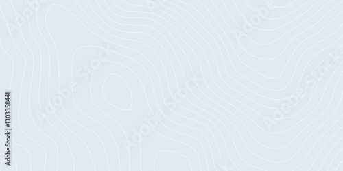 Obraz na płótnie Curvas de nivel sobre fondo claro. Mapa topográfico w salonie