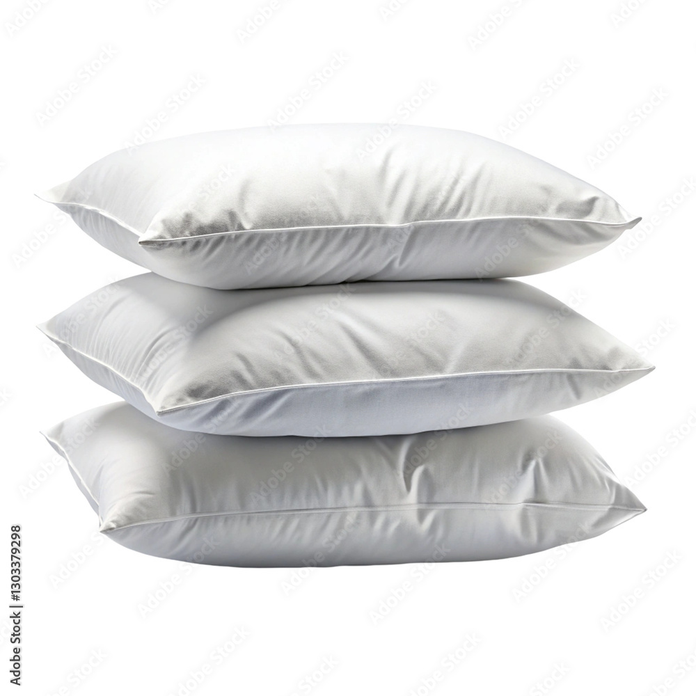 pillows isolated on white pillows isolated on white