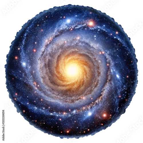 blue spiral galaxy