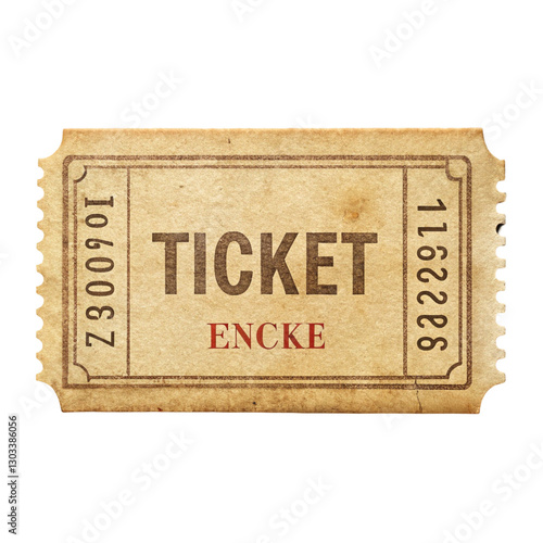 admit one ticket