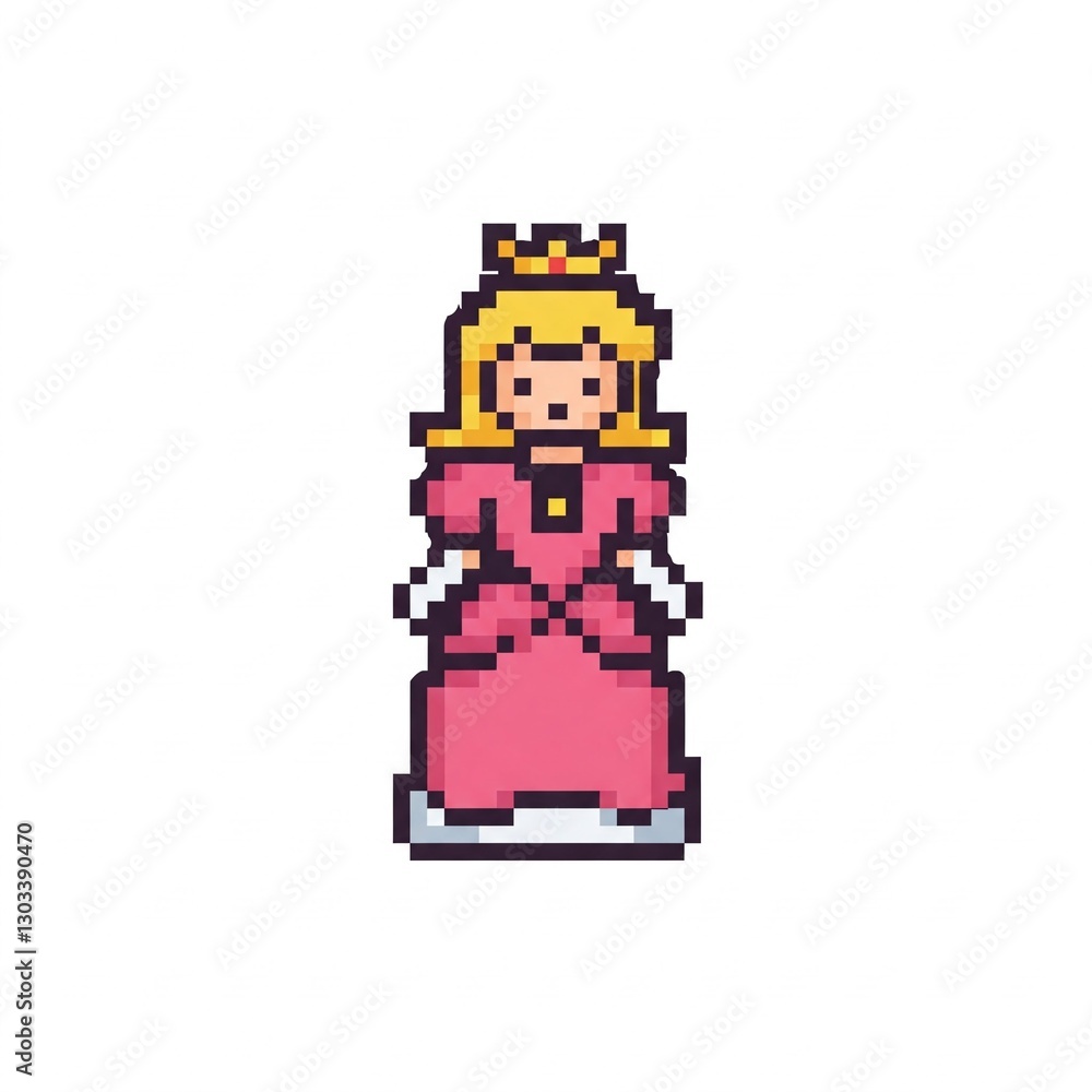 pixel art princess pixel art princess