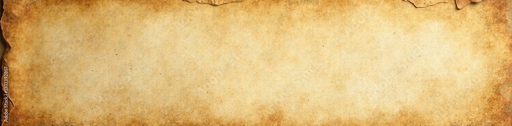 Fototapeta premium Vintage parchment paper with faded ink writing, historical background, document, manuscript, antique