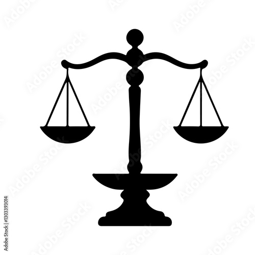 Wallpaper Mural Balance  icon silhouette vector icon sign symbol illustration design. Torontodigital.ca