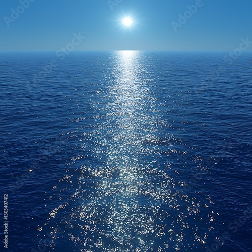 Ocean Sunlight Path