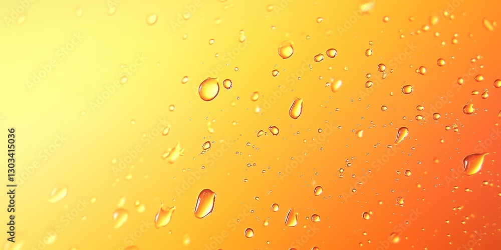 yelloworange gradient background with oil droplets, designed for commercial advertising yelloworange gradient background with oil droplets, designed for commercial advertising
