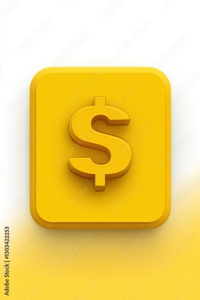 A sleek, modern green app icon with a 3D dollar sign. The glossy, rounded square design symbolizes finance, budgeting, and savings, ideal for financial applications. A sleek, modern green app icon with a 3D dollar sign. The glossy, rounded square design symbolizes finance, budgeting, and savings, ideal for financial applications.