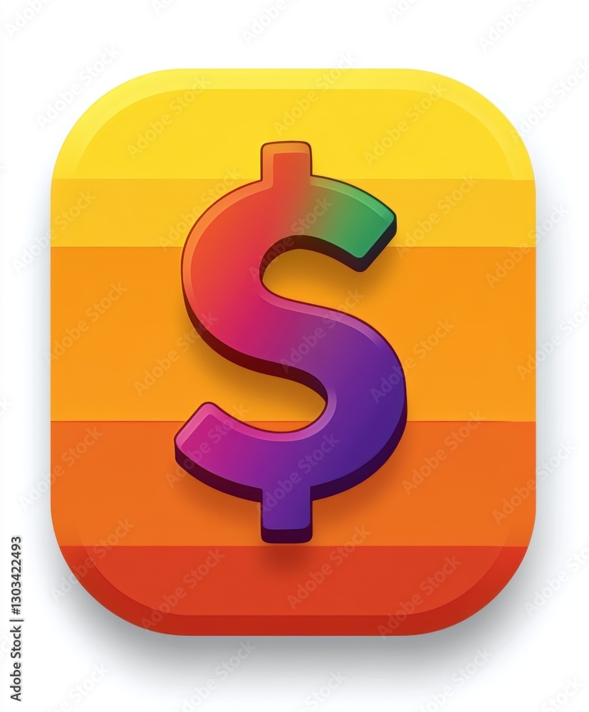 A sleek, modern green app icon with a 3D dollar sign. The glossy, rounded square design symbolizes finance, budgeting, and savings, ideal for financial applications. A sleek, modern green app icon with a 3D dollar sign. The glossy, rounded square design symbolizes finance, budgeting, and savings, ideal for financial applications.