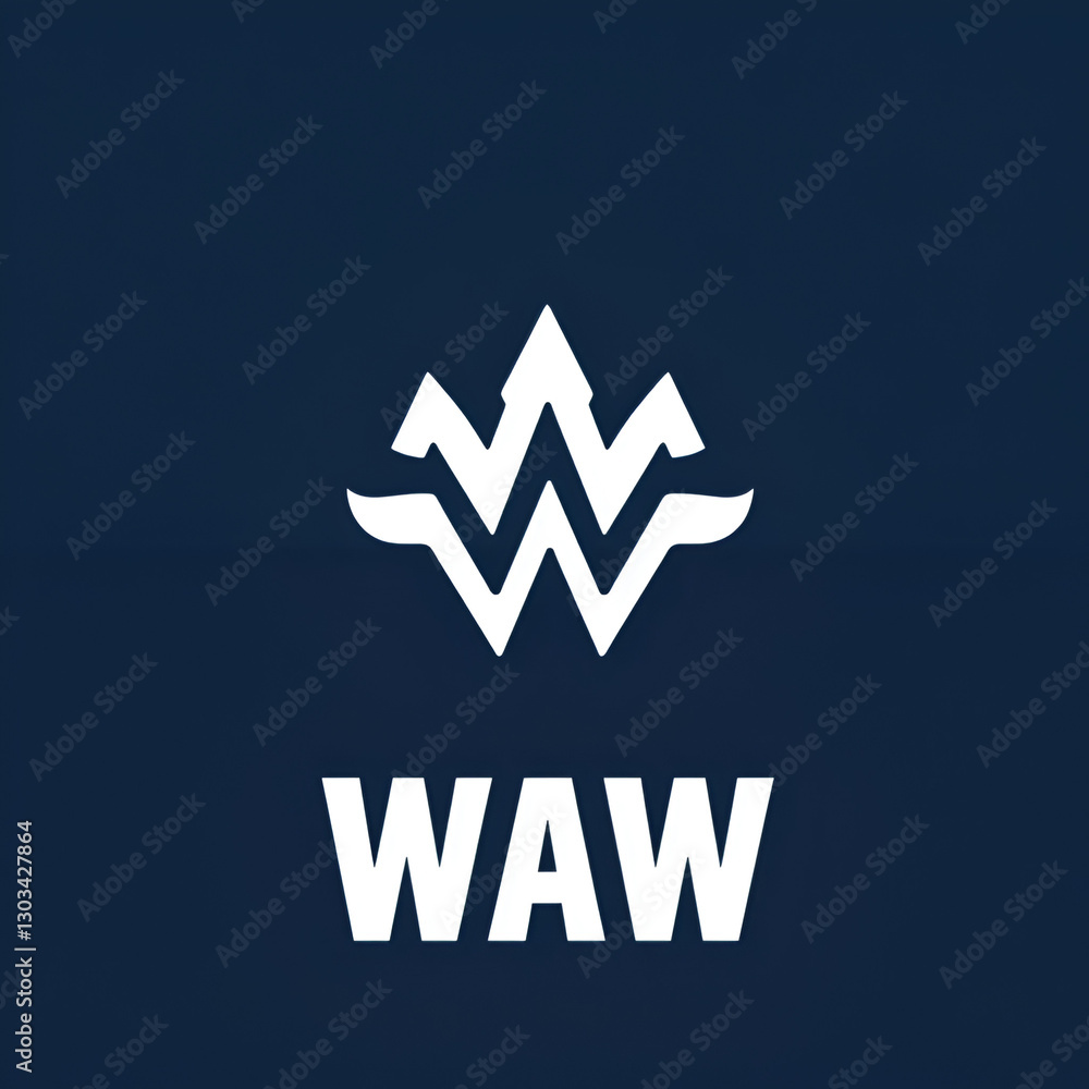 WAW Letter Initial Logo Design Template Vector Illustration WAW Letter Initial Logo Design Template Vector Illustration