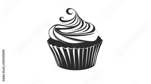 Wallpaper Mural Swirled cupcake, bakery, sweet treat Torontodigital.ca