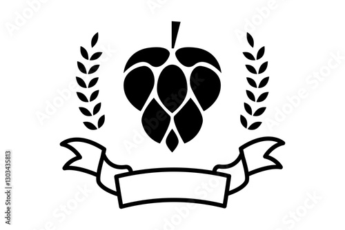 craft beer emblems and logo template. Design element for label, emblem. Vector illustration.