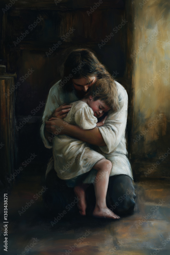 esus Embracing the Lonely Child esus Embracing the Lonely Child