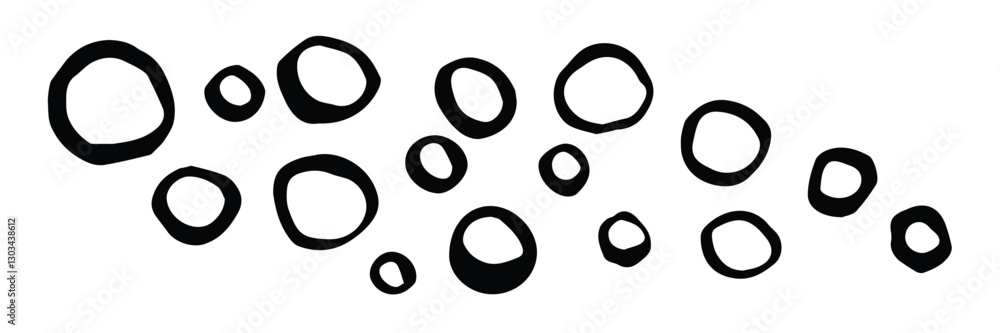 Abstract Organic Brush Shape – Hand-Drawn Decorative Doodle Pattern Abstract Organic Brush Shape – Hand-Drawn Decorative Doodle Pattern