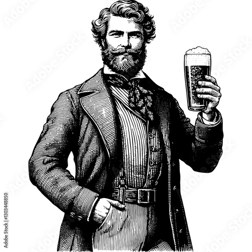 Man Holding Glass Of Beer
