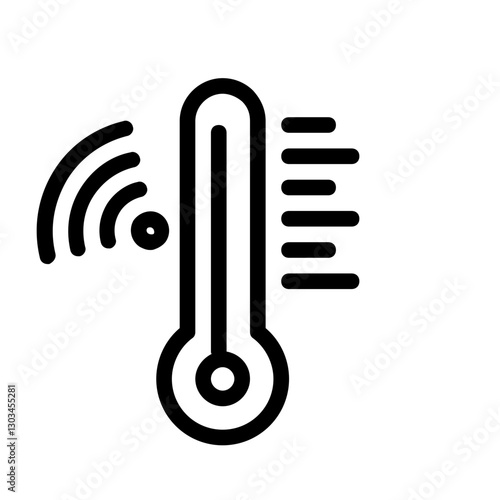 Smart Thermometer Icon