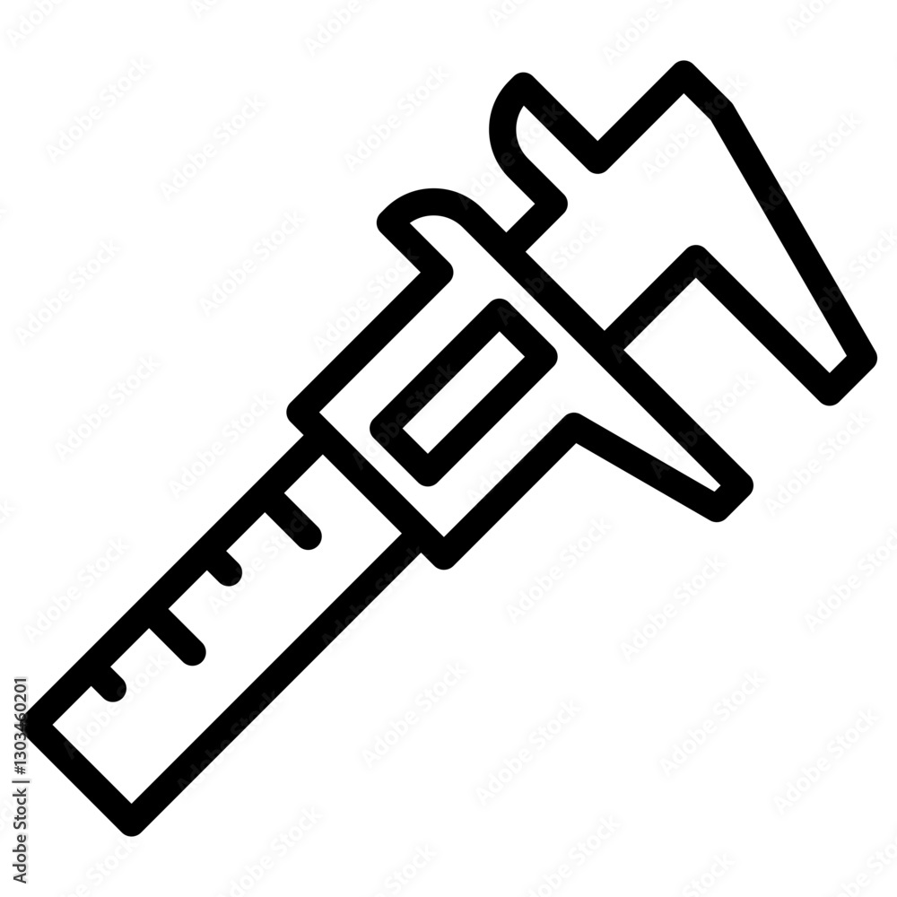 Vernier Caliper Icon Vernier Caliper Icon