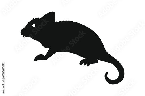 Silhouette of a Chinchilla