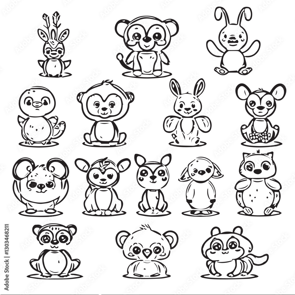 cute, animal, character, cartoon, vector, illustration, happy, set, graphic, design, baby, funny, zoo, art, background, adorable, collection, isolated, giraffe, children, bear, child, lion, wild, prin cute, animal, character, cartoon, vector, illustration, happy, set, graphic, design, baby, funny, zoo, art, background, adorable, collection, isolated, giraffe, children, bear, child, lion, wild, prin