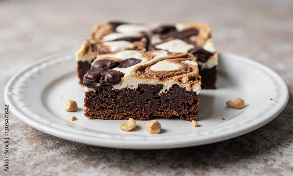 Chocolate Peanut Butter Marshmallow Swirl Brownies Chocolate Peanut Butter Marshmallow Swirl Brownies
