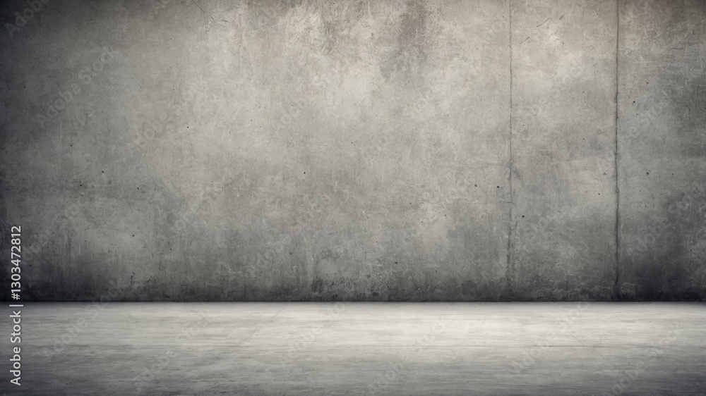 Smooth Concrete Wall with Gray Texture for Copy Space Smooth Concrete Wall with Gray Texture for Copy Space