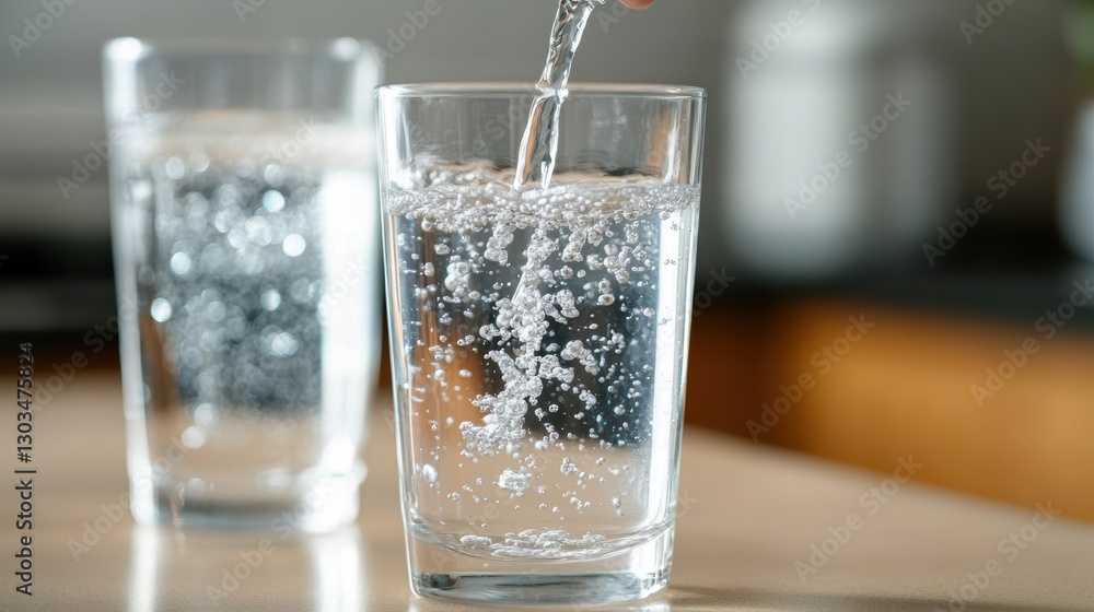 Healthy Hydration – Woman Drinking a Fresh Glass of Water Healthy Hydration – Woman Drinking a Fresh Glass of Water