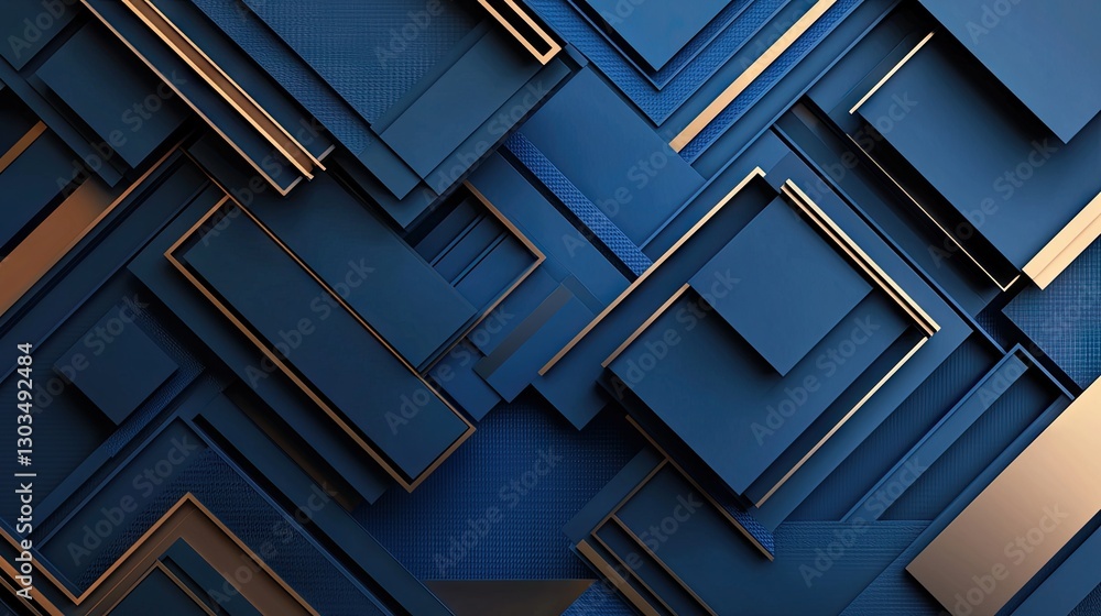 Fototapeta premium Luxurious deep blue gradient with modern textures, perfect for sleek visuals.