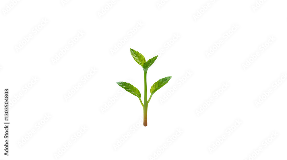 Photo of young green plant seeding isolated on transparent background.png Photo of young green plant seeding isolated on transparent background.png