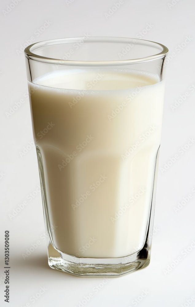 Refreshing glass of creamy milk on a light background, ideal for health, nutrition, and culinary topics, perfect for advertisements or recipe illustrations. Refreshing glass of creamy milk on a light background, ideal for health, nutrition, and culinary topics, perfect for advertisements or recipe illustrations.