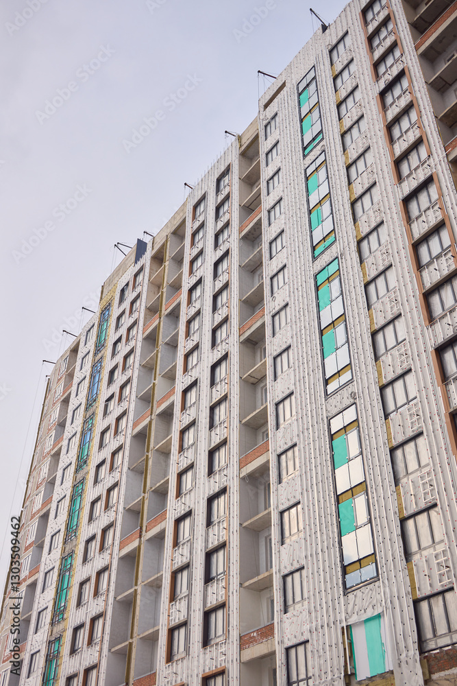 Urban Construction A Modern Building is Under Development in the Cityscape Area Nearby Urban Construction A Modern Building is Under Development in the Cityscape Area Nearby