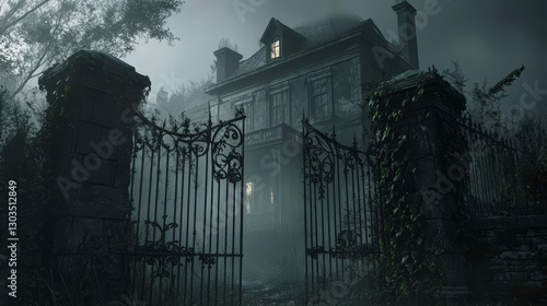 A Victorian Mansion In The Dark Aesthetics