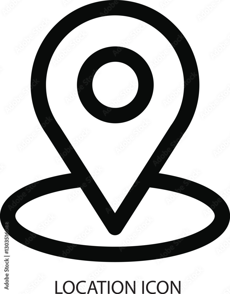 location icon.eps , Location or map pin icon symbol. vector illustration location icon.eps , Location or map pin icon symbol. vector illustration
