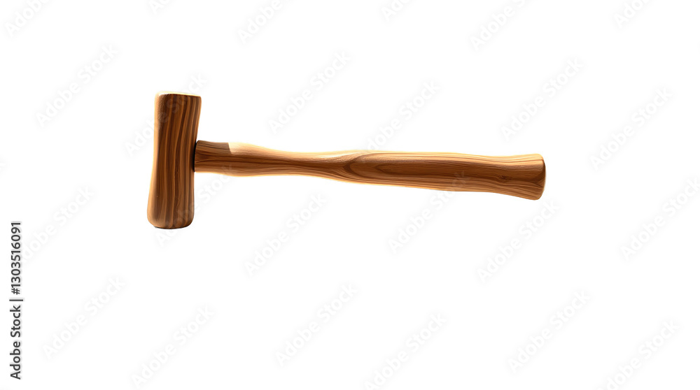 Photo of wooden hammer isolated on transparent background.png Photo of wooden hammer isolated on transparent background.png