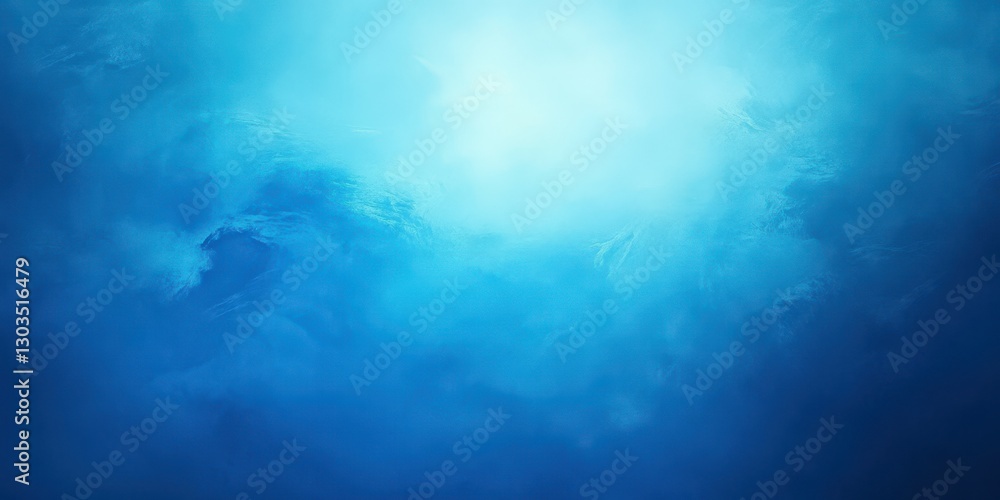 Bright blue underwater scene evoking tranquility and depth in a serene ocean environment Bright blue underwater scene evoking tranquility and depth in a serene ocean environment