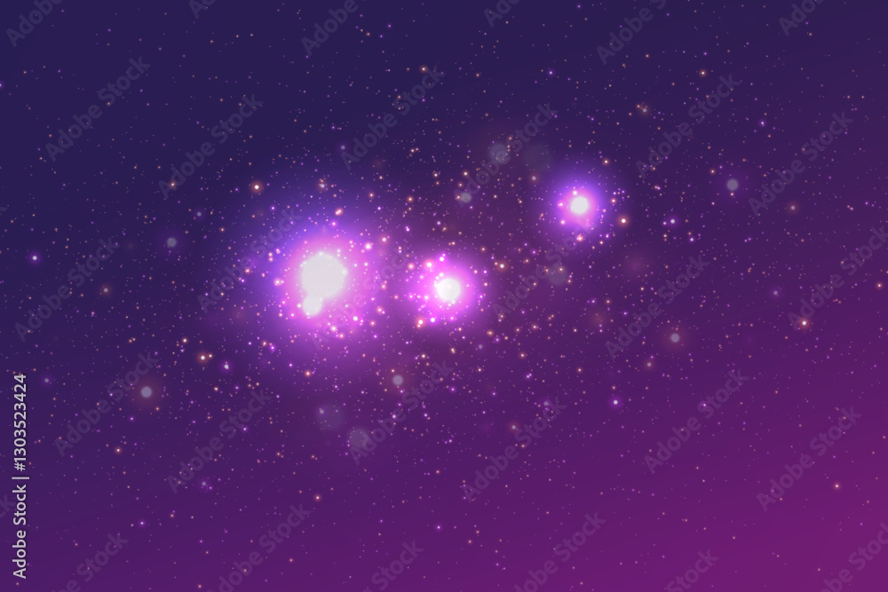 Fototapeta premium Magic abstract light background, sparkle of light and explosion of dust particles.