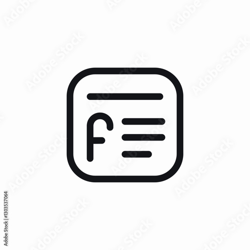 page section icon sign vector