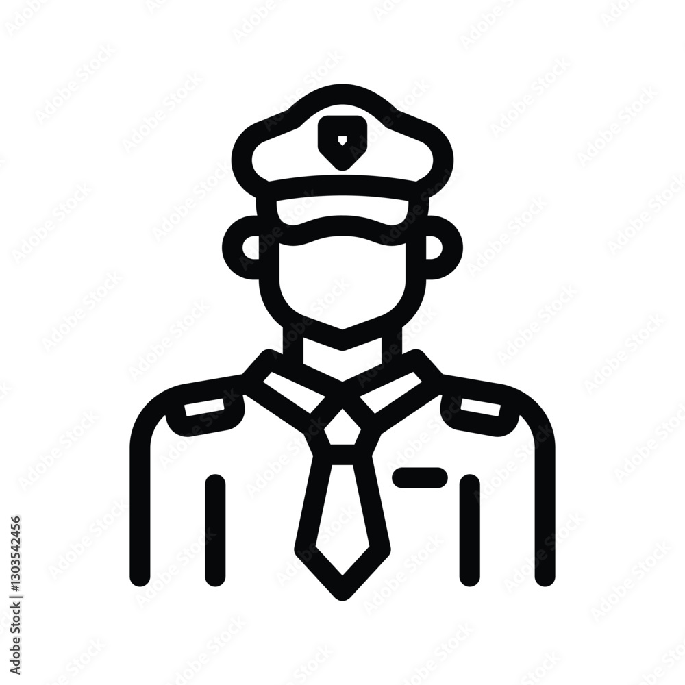 3 police line icon illustration vector graphic.eps 3 police line icon illustration vector graphic.eps