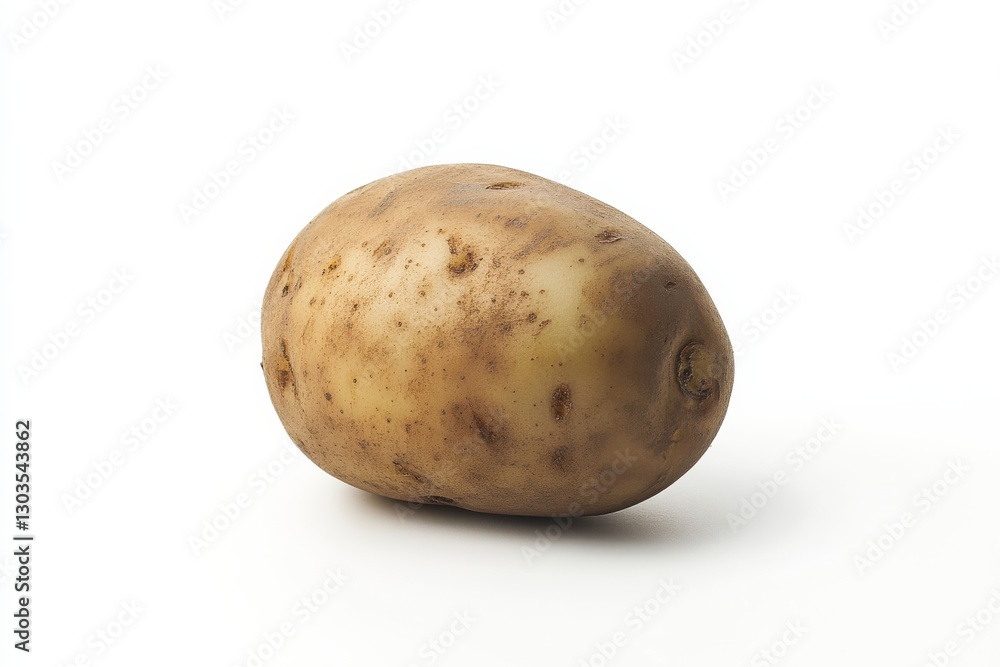 A rustic potato resting on a clean surface, ready to inspire culinary creations from scratch isolated on transparent background A rustic potato resting on a clean surface, ready to inspire culinary creations from scratch isolated on transparent background
