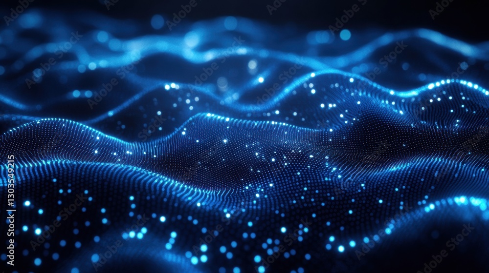 AI Deep Learning Matrix with Glowing Neural Signals-1 AI Deep Learning Matrix with Glowing Neural Signals-1