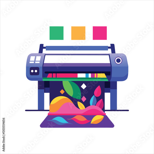  Printing Machine Creating High Resolution Graphics Icon