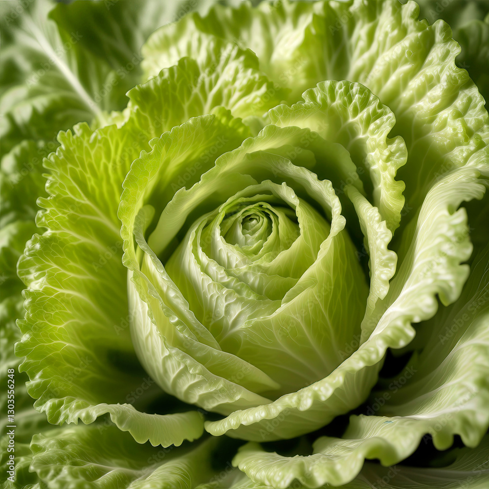 Fototapeta premium lechuga, lactuca sativa, verduras, alimento, ensalada, hojas, fresco, salubre, aislada, berza