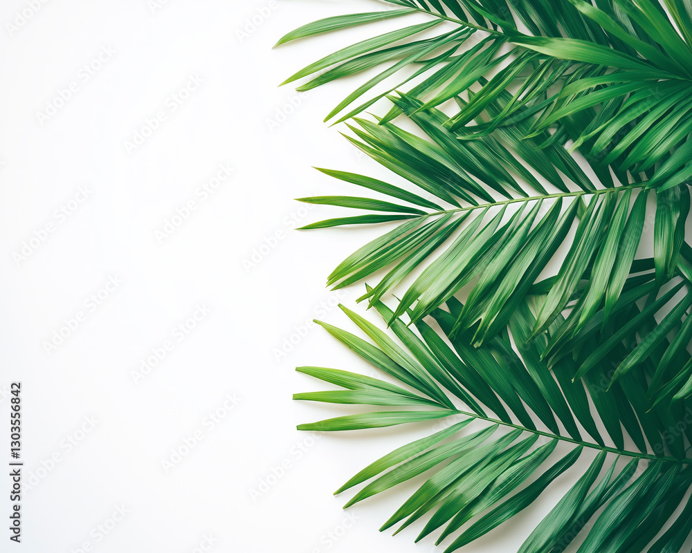 High-resolution close-up of tropical leaves for advertising and design purposes. High-resolution close-up of tropical leaves for advertising and design purposes.