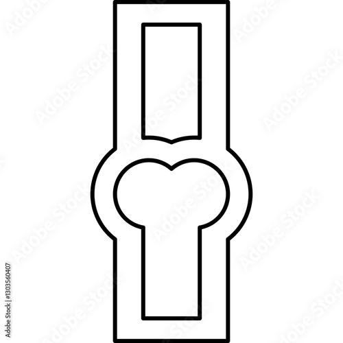 Joint single vector icon illustration