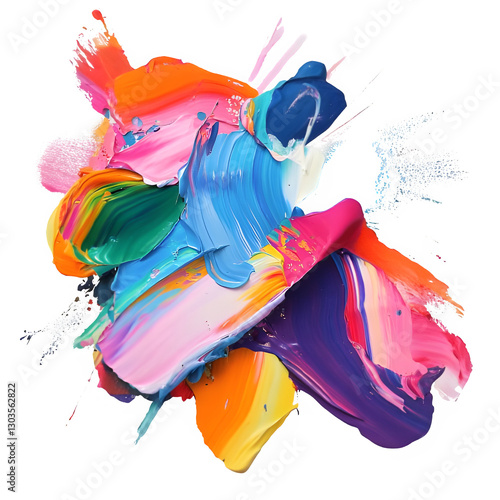 abstract watercolor painting