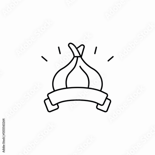 onion sale icon sign vector